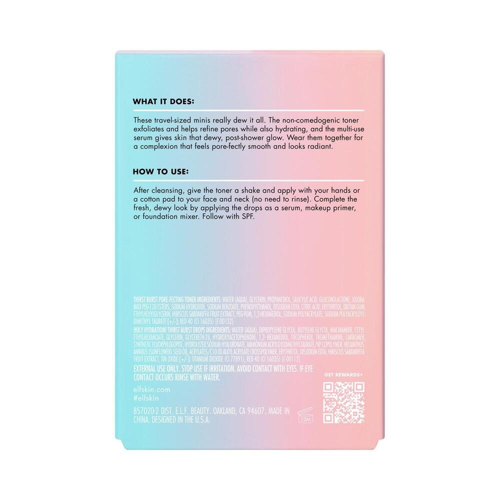 E.L.F. SKIN BURST DEW-O (SET DE MINIS DE CUIDADO DE LA PIEL)